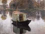 Claude Monet The Studio boat oil painting on canvas
